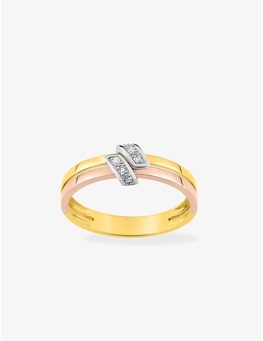 Bague fantaisie en or 750‰...