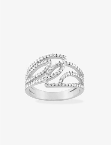 Bague fantaisie en argent...
