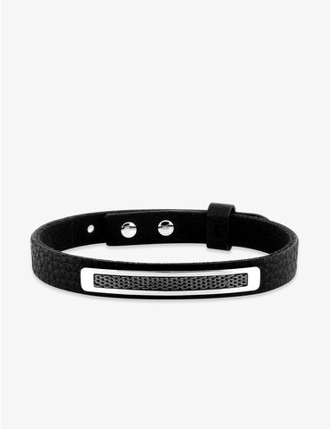 Bracelet cuir et plaque...