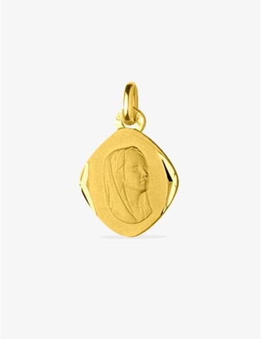 Médaille losange Vierge or...