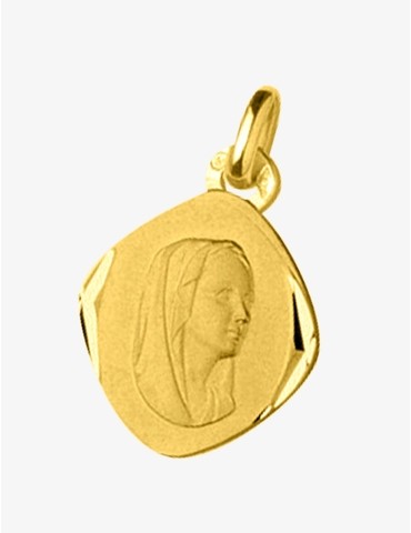 Médaille losange Vierge or...