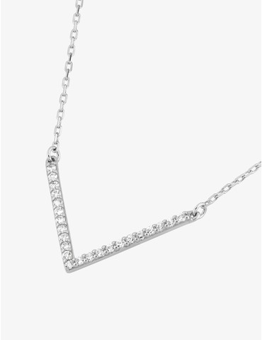Collier en or blanc 375‰