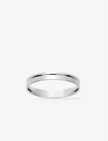 Alliance argent 925‰ rhodié