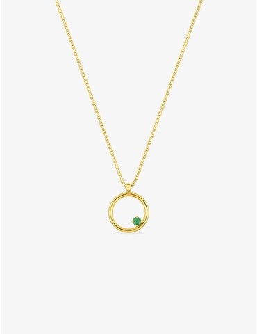 Collier émeraude en or 750‰