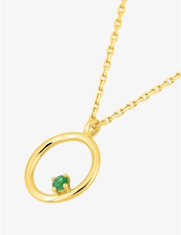 Collier émeraude en or 750‰