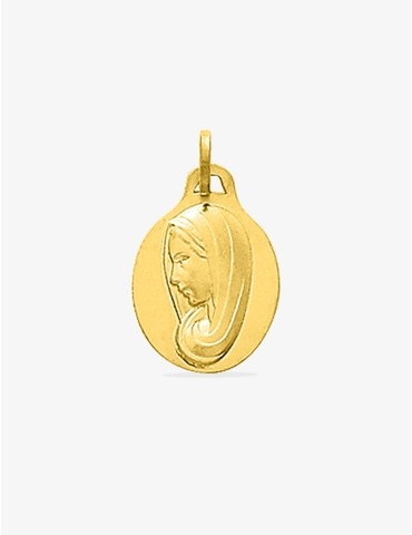 Médaille Vierge plaqué or