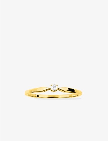 Solitaire diamant 0,04 ct...