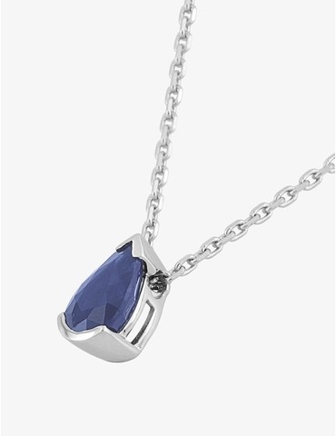 Collier or blanc 750‰...