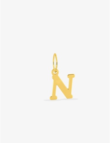 Pendentif lettre N or jaune...