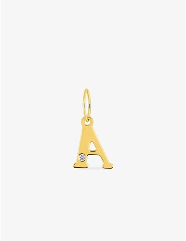 Pendentif lettre A or jaune...