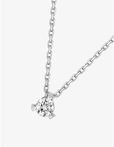 Collier or blanc 750‰ et...