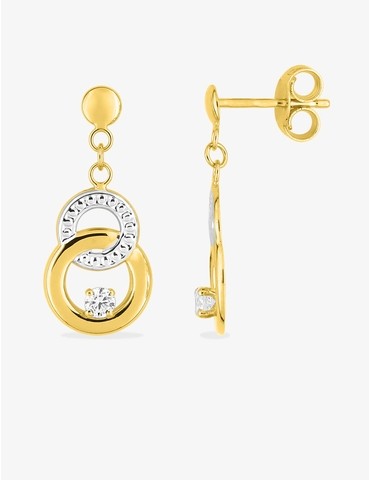 Boucles d'oreilles double...