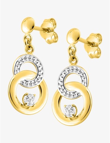 Boucles d'oreilles double...