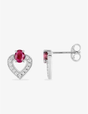 Boucles d'oreilles cœur or...