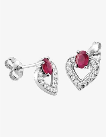 Boucles d'oreilles cœur or...