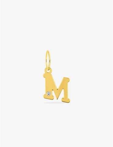 Pendentif lettre M or jaune...