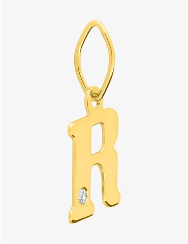 Pendentif lettre R or jaune...