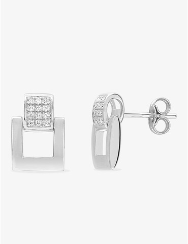 Boucles d'oreilles carré or...