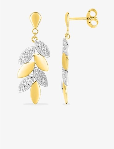 Boucles d'oreilles feuilles...