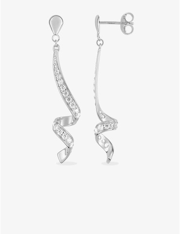 Boucles d'oreilles ruban or...