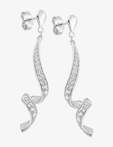 Boucles d'oreilles ruban or...