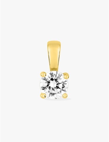 Pendentif or jaune 750‰ et...