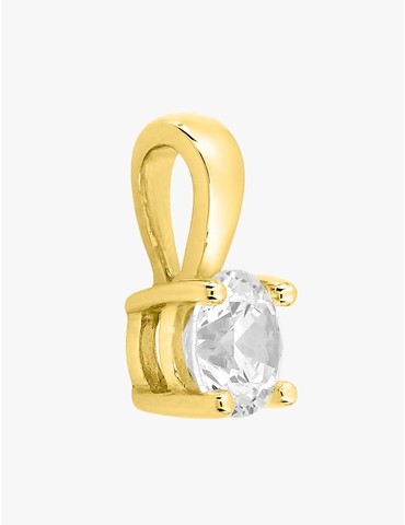 Pendentif or jaune 750‰ et...