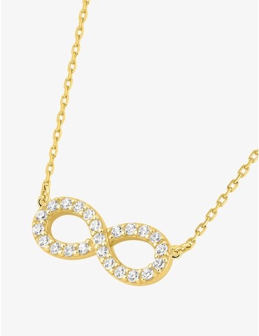 Collier infini or jaune...