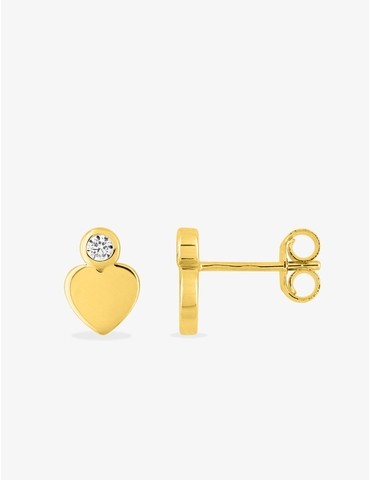 Boucles d'oreilles cœur or...