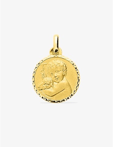 Médaille ange liseré...