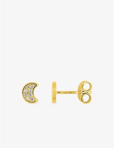 Boucles d'oreilles lune or...
