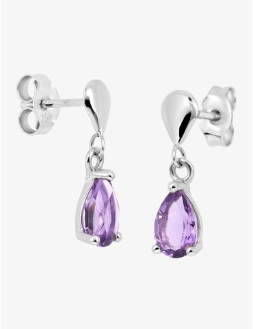 Boucles d'oreilles or blanc...