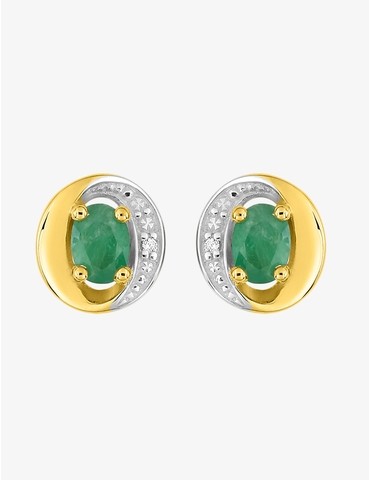 Boucles d'oreilles clous or...