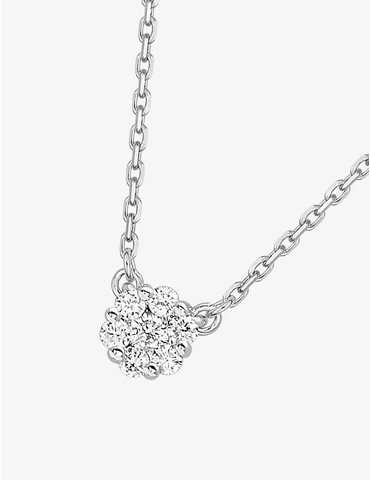 Collier or blanc 750‰...