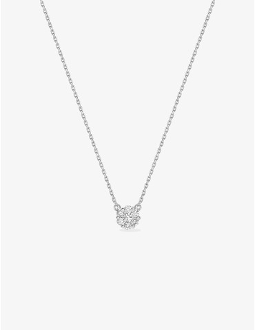 Collier or blanc 750‰...