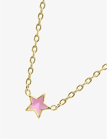 Collier étoile plaqué or