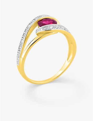 Bague tourbillon plaqué or,...