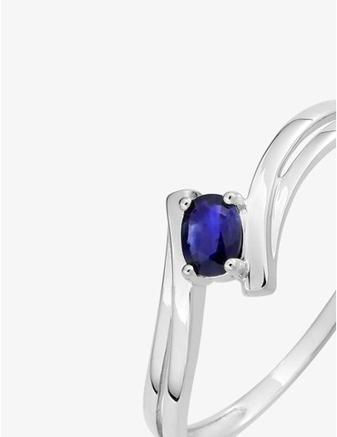 Bague fantaisie or blanc...