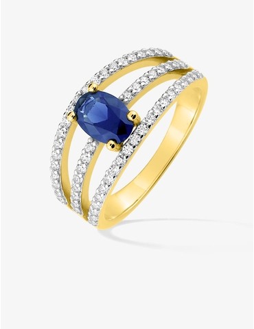Bague triple plaqué or...
