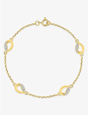 Bracelet motifs plaqué or...