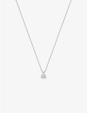 Collier or blanc 750‰,...