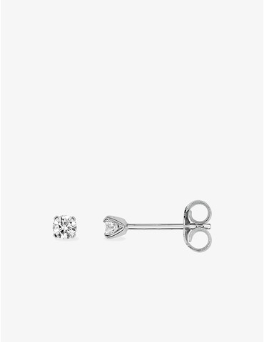 Boucles d'oreilles or blanc...