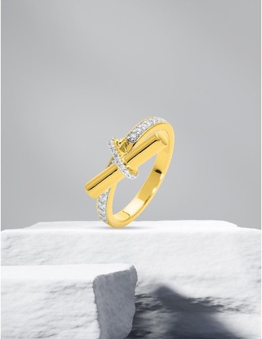 Bague breloque Plaqué or &...