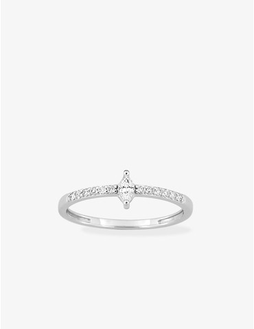 Bague Argent 925‰ rhodié &...