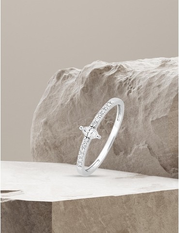 Bague Argent 925‰ rhodié &...