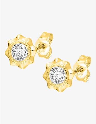 Boucles d'oreilles or jaune...