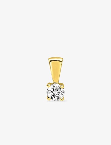 Pendentif or jaune 750‰ et...