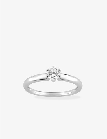 Solitaire or blanc 375‰ et...