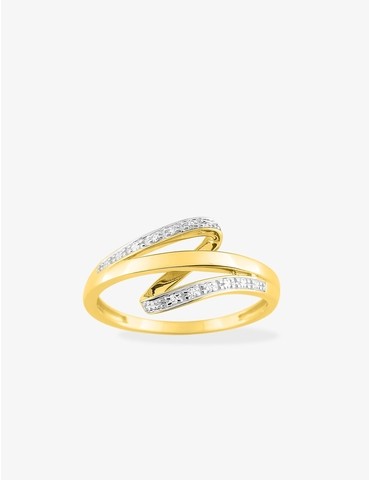 Bague fantaisie or jaune...