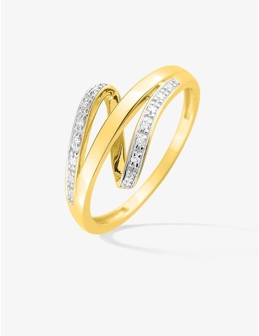 Bague fantaisie or jaune...
